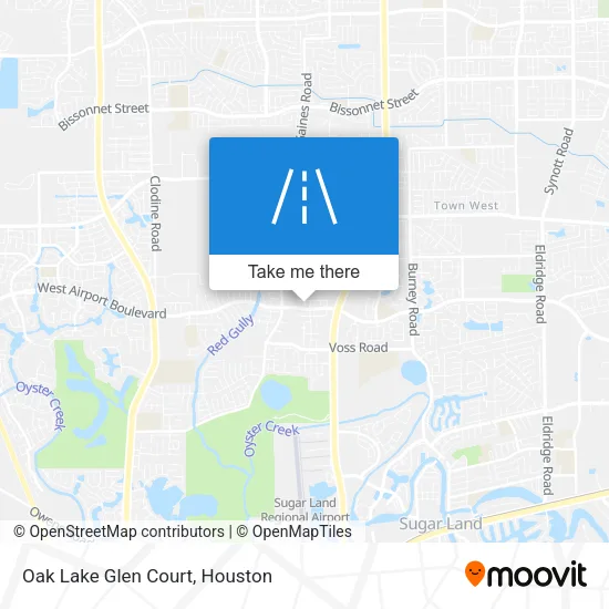 Oak Lake Glen Court map