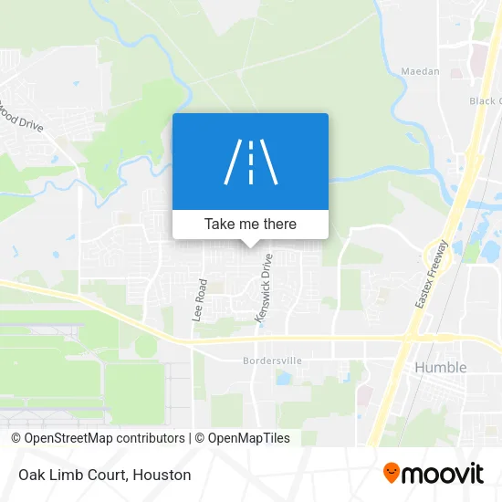 Oak Limb Court map