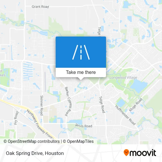 Oak Spring Drive map