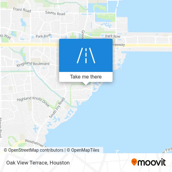 Oak View Terrace map