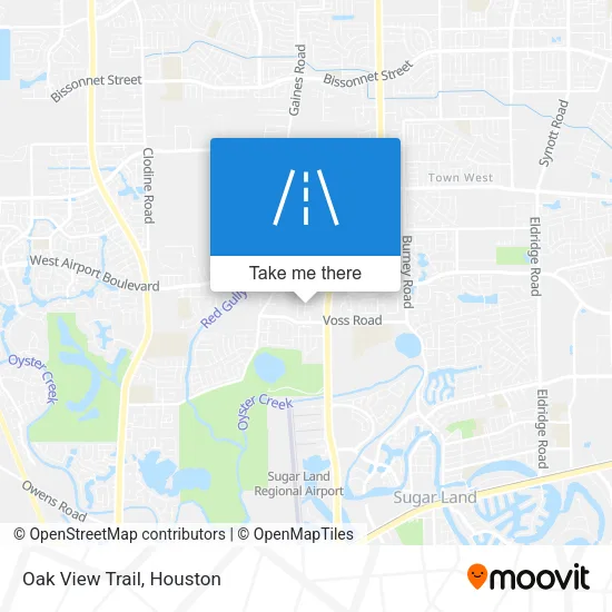Oak View Trail map