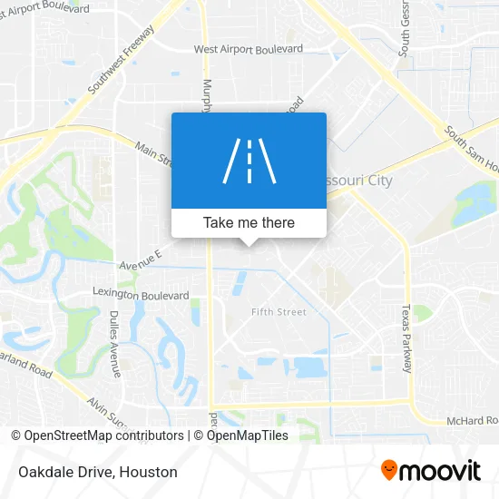 Oakdale Drive map