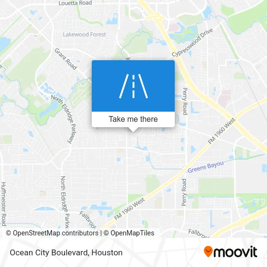 Ocean City Boulevard map