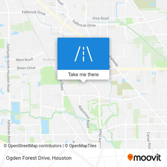 Ogden Forest Drive map