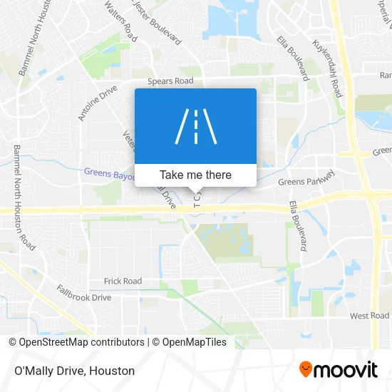 O'Mally Drive map