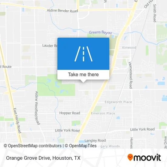 Orange Grove Drive map