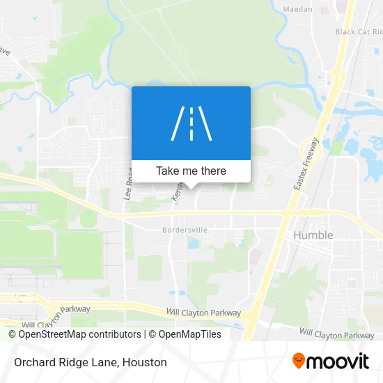 Orchard Ridge Lane map