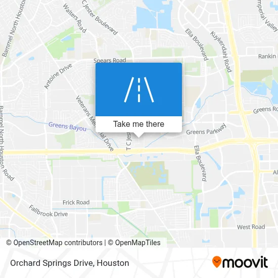 Orchard Springs Drive map