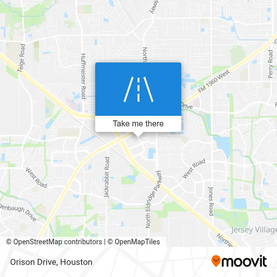 Orison Drive map