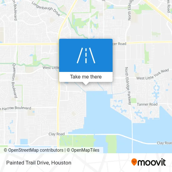 Painted Trail Drive map