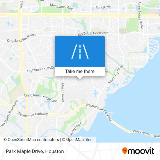 Park Maple Drive map