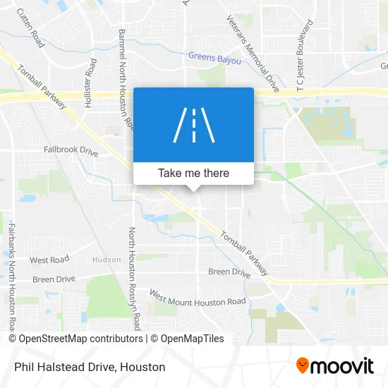 Phil Halstead Drive map