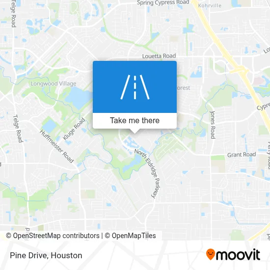 Pine Drive map
