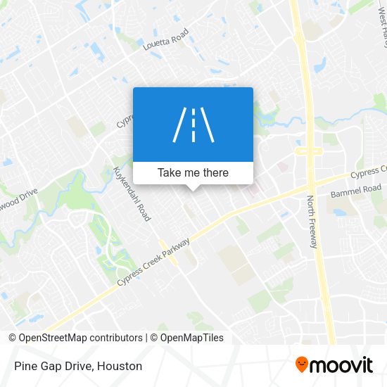 Pine Gap Drive map