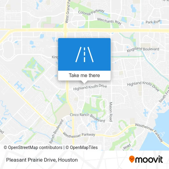 Pleasant Prairie Drive map