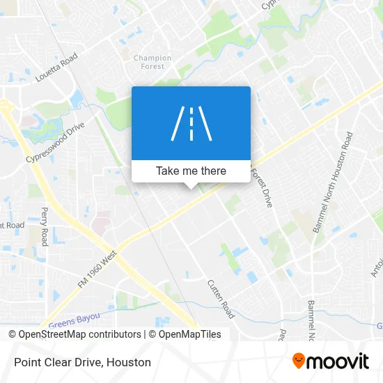 Point Clear Drive map