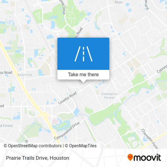 Prairie Trails Drive map