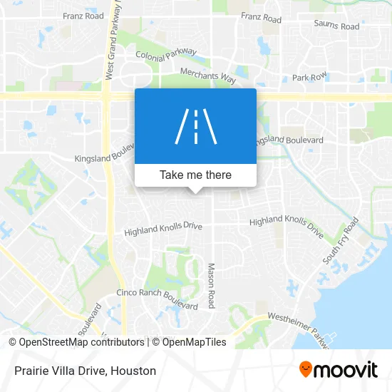 Prairie Villa Drive map