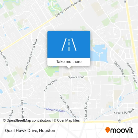 Quail Hawk Drive map
