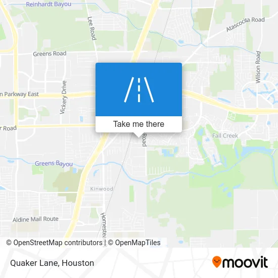 Quaker Lane map