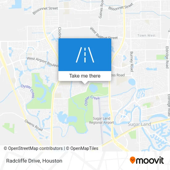 Radcliffe Drive map