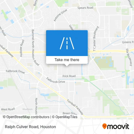 Ralph Culver Road map