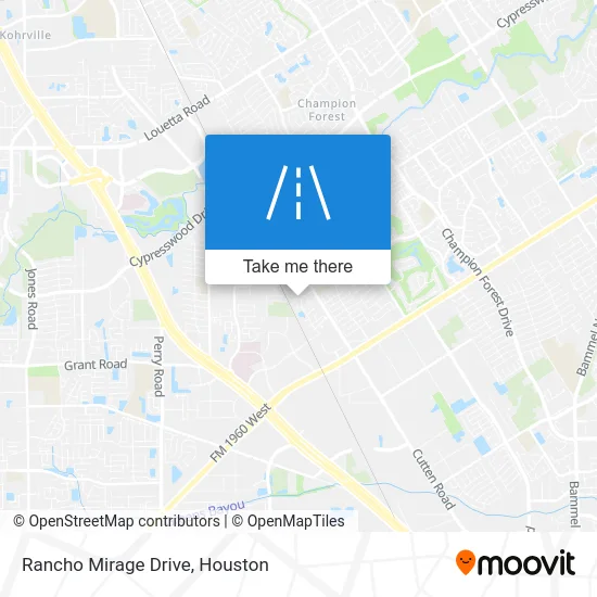 Rancho Mirage Drive map