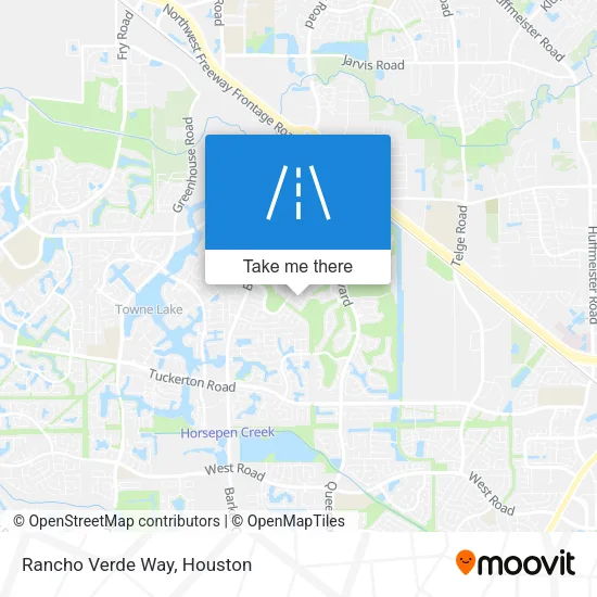 Rancho Verde Way map