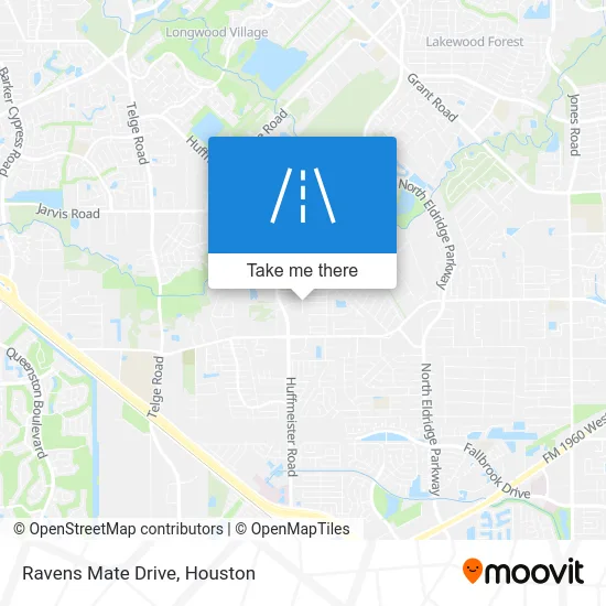 Ravens Mate Drive map