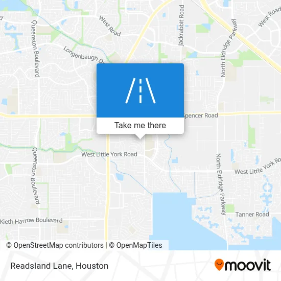 Readsland Lane map