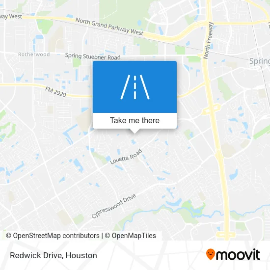 Redwick Drive map