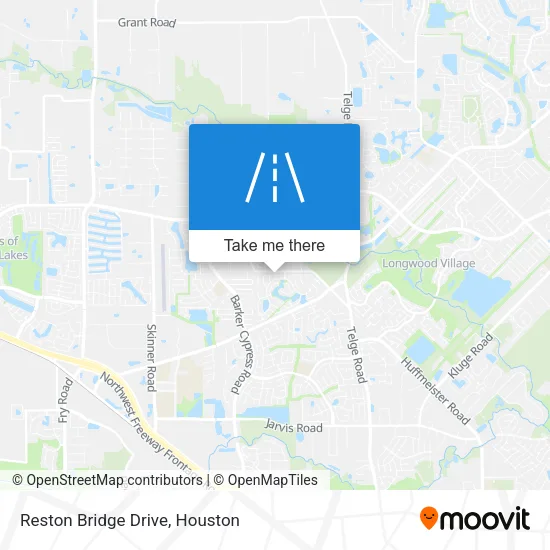 Reston Bridge Drive map