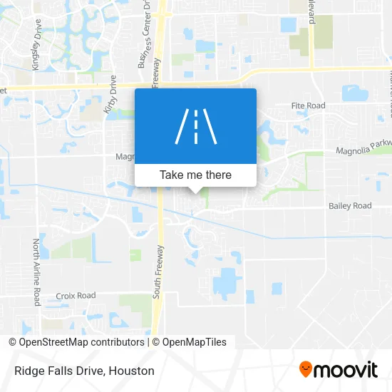Ridge Falls Drive map