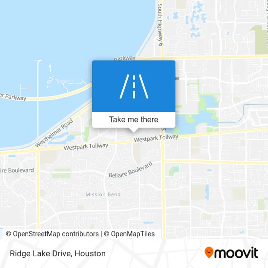 Ridge Lake Drive map