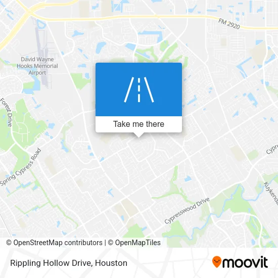 Rippling Hollow Drive map
