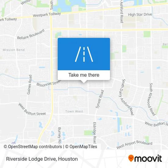 Riverside Lodge Drive map
