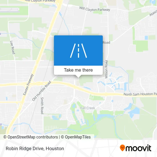 Robin Ridge Drive map