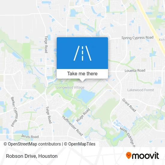 Robson Drive map