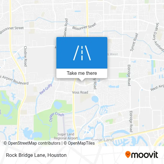 Rock Bridge Lane map