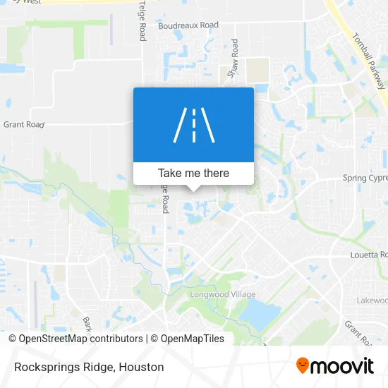 Rocksprings Ridge map