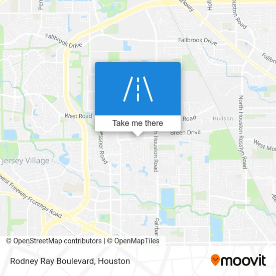 Rodney Ray Boulevard map