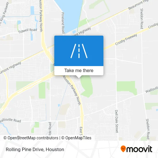 Rolling Pine Drive map