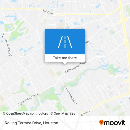 Rolling Terrace Drive map