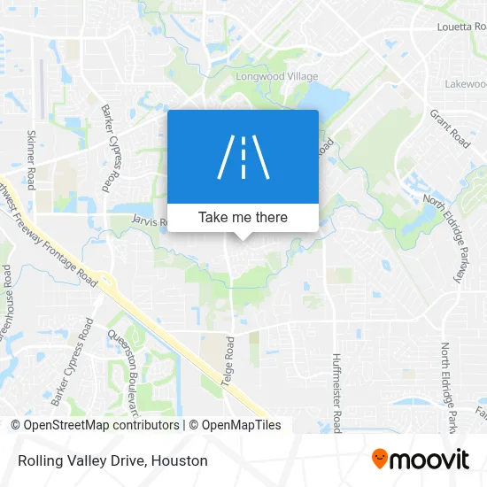 Rolling Valley Drive map