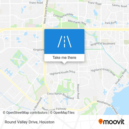 Round Valley Drive map