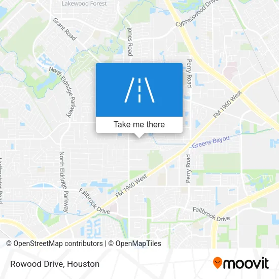 Rowood Drive map