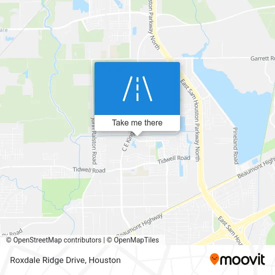 Roxdale Ridge Drive map