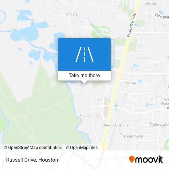 Russell Drive map