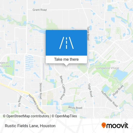 Rustic Fields Lane map