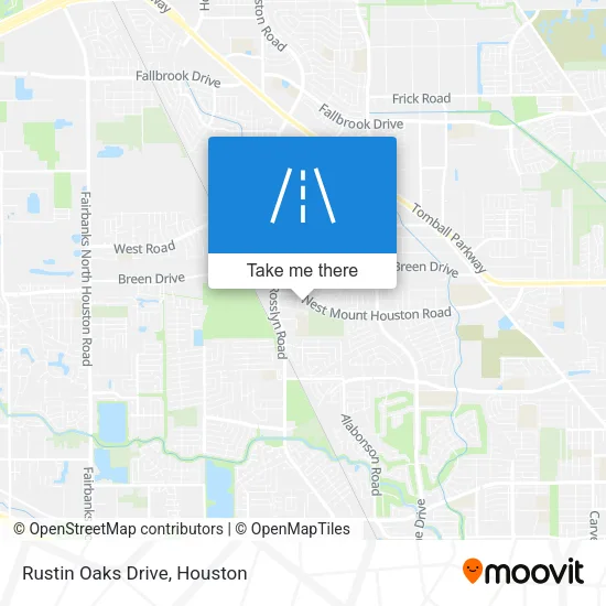 Rustin Oaks Drive map
